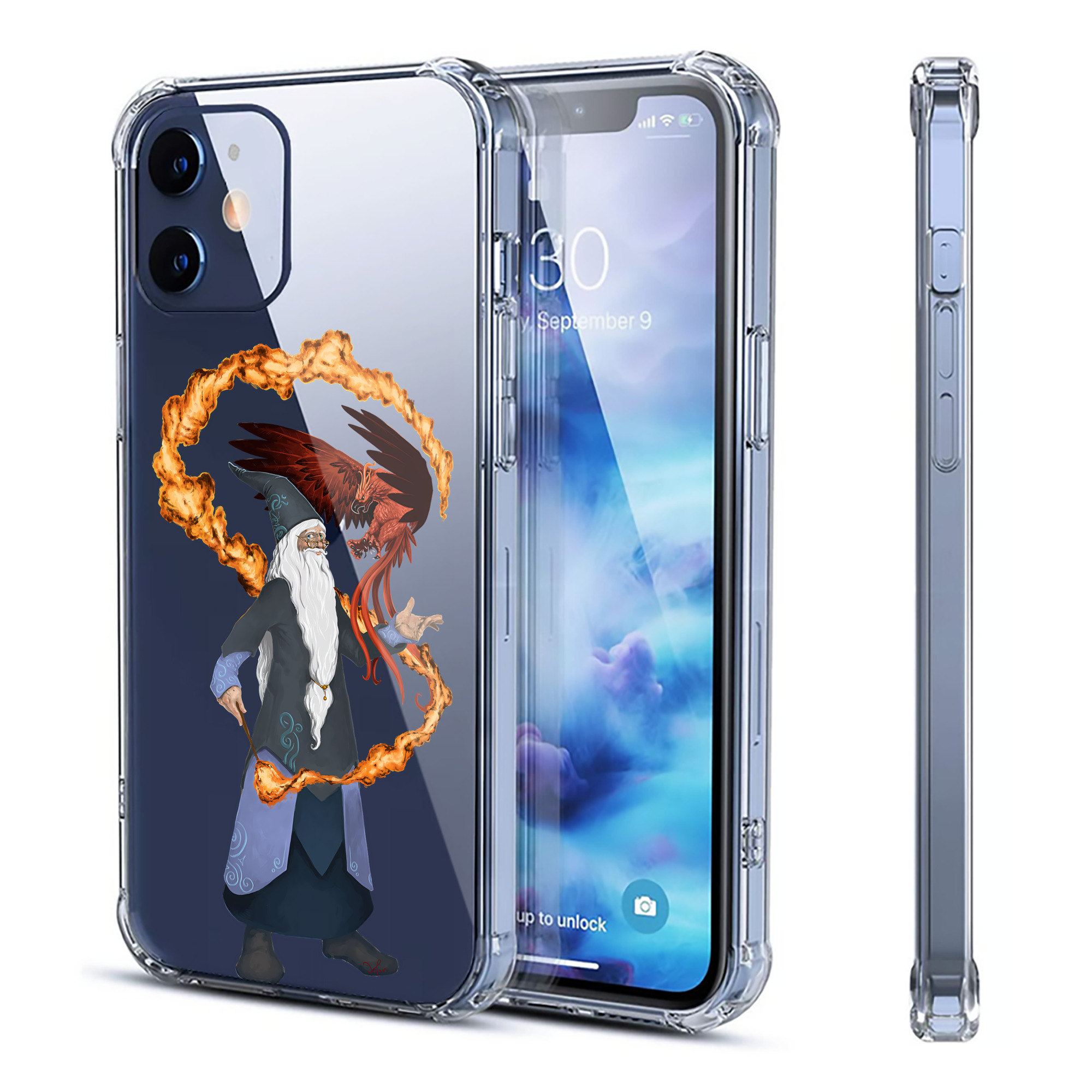 （画像用） Harry Potter ハリー・ポッターシリーズ 【iPhone 12シリーズ対応】透明スマホケース（クリアソフトケース）
